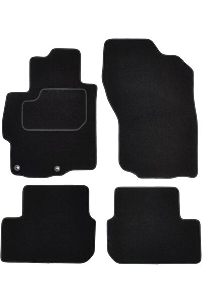 Mammoth Set covorase 4 buc, fata/spate, velur negru, potrivit MITSUBISHI LANC...