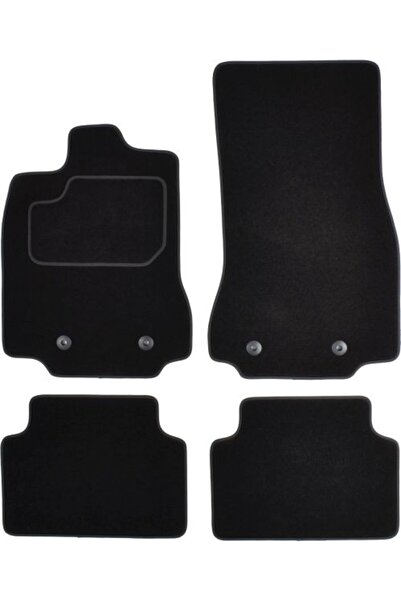 Mammoth Set covorase 4 buc, fata/spate, velur negru, potrivit JAGUAR XF I 03....