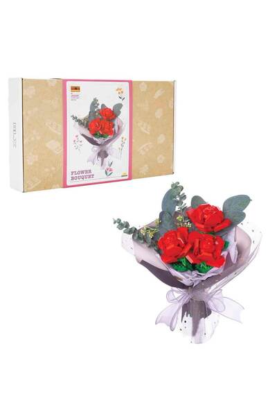 BLX 3’lü Kırmızı Gül Buketi JK2685