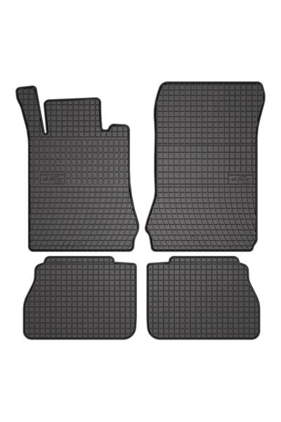 Mammoth Set 4 covorase auto cauciuc BASIC, Fata/Spate, negru, potrivit MERCED...