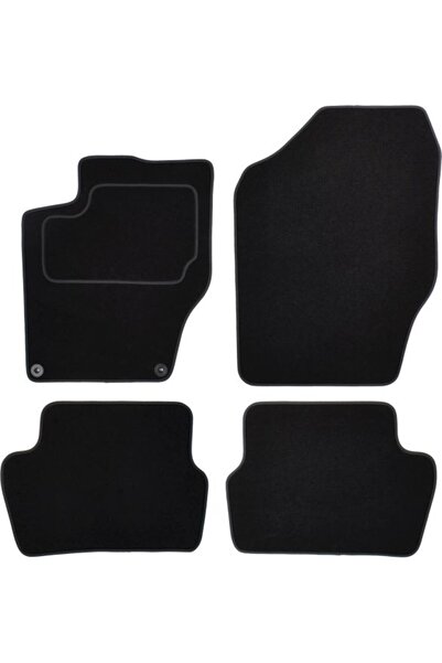 Mammoth Set covorase 4 buc, fata/spate, velur negru, potrivit CITROEN C4 II 1...