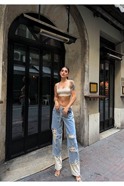 cottonage Φόρμα με λεπτομέρειες από τζιν