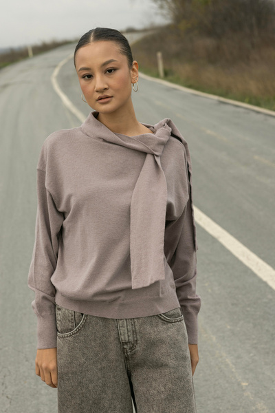 Nisan KURDELELİ İNCE TRİKO KAZAK