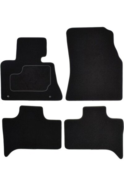 Mammoth Set covorase 4 buc, fata/spate, velur negru, potrivit BMW X5 (E53) 01...