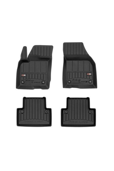Mammoth Set covorase auto TPE 4 buc proLine 3D, negru, potrivit VOLVO V50 12....