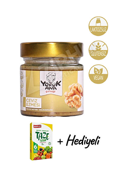 KMS HOME Yörük Ana Glutensiz Vegan Laktozsuz Ceviz Ezmesi 200 gr