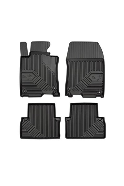 Mammoth Set covorase auto TPE 4 buc No. 77, Fata/Spate, negru, potrivit HONDA...