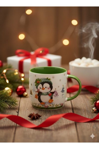 Tohana New Year's Themed Special Design Porcelain Mug with Paper Packaging