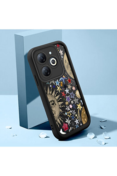 Hontinga حافظة هاتف Infinix Hot 40i المتوافقة مع Beautiful Stars مصنوعة من ال...