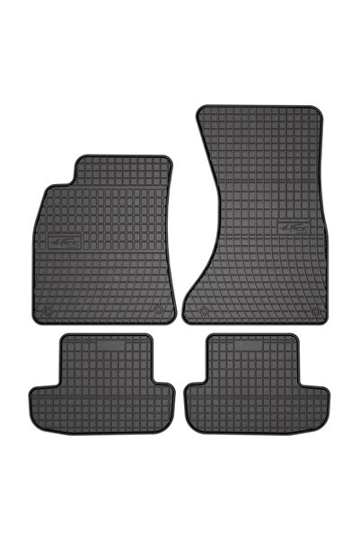 Mammoth Set 4 covorase auto cauciuc BASIC, Fata/Spate, negru, potrivit AUDI A...