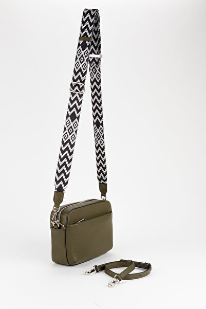 Fossil 100% Genuine Leather Women's Crossbody Shoulder Bag with Column Strap