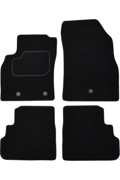 Mammoth Set covorase 4 buc, fata/spate, velur negru, potrivit OPEL KARL 01.15...