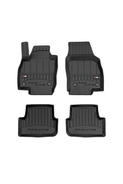 Mammoth Set covorase auto TPE 4 buc proLine 3D, Fata/Spate, negru, potrivit S...