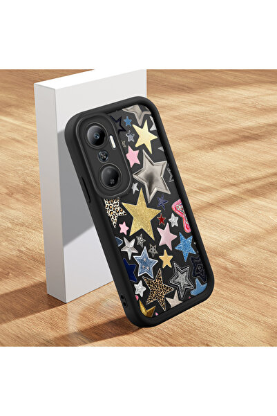 Hontinga حافظة هاتف Infinix Hot 20 المتوافقة مع Beautiful Stars مصنوعة من الس...