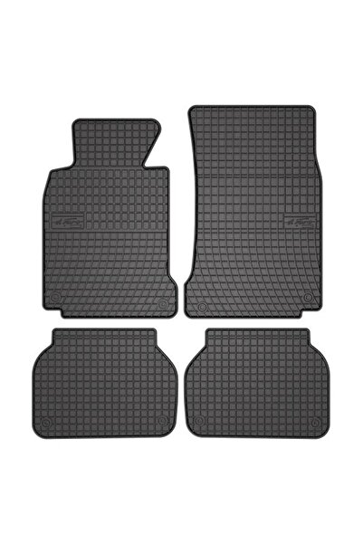 Mammoth Set 4 covorase auto cauciuc BASIC, Fata/Spate, negru, potrivit BMW 5 (E39) 09.95-05.04, Sedan