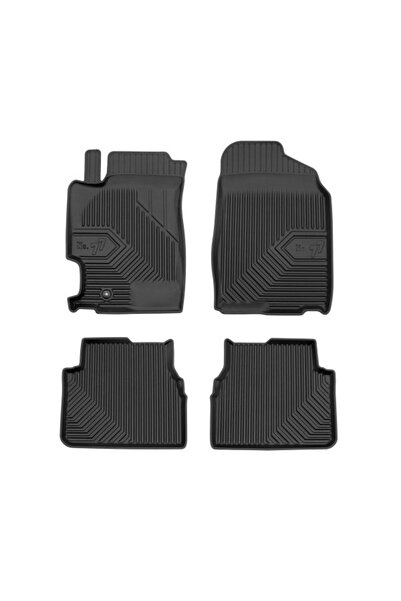 Mammoth Set covorase auto TPE 4 buc No. 77, negru, potrivit MAZDA 6 01.02-07.13