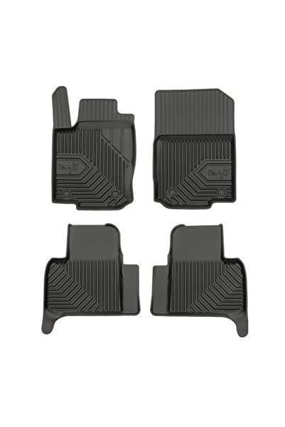 Mammoth Set covorase auto TPE 4 buc No. 77, Fata/Spate, negru, potrivit MERCE...