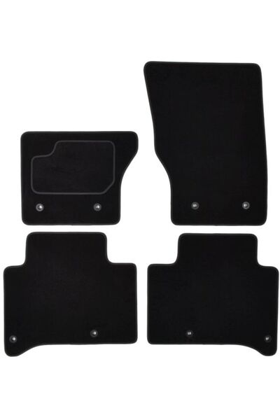 Mammoth Set covorase auto velur negru, potrivit LAND ROVER RANGE ROVER SPORT ...