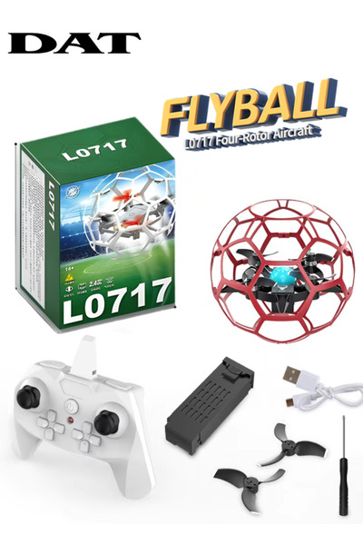 DAT كرة طائرة بدون طيار Flyball L0717 RC، طائرة رباعية المراوح بتردد 2.4 جيجا...