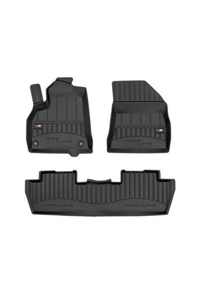 Mammoth Covorase Auto FROGUM TPE, 3 buc proLine 3D, negru, potrivit PEUGEOT 5...
