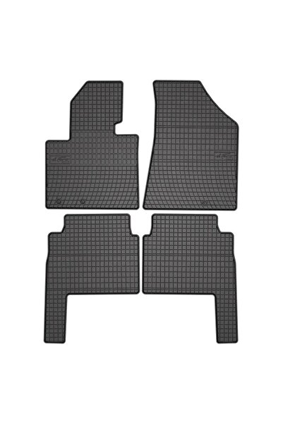 Mammoth Set 4 covorase auto cauciuc BASIC, Fata/Spate, negru, potrivit KIA SO...