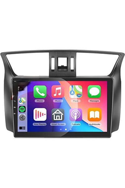 SHEZA STAR نظام ستيريو سيارة يعمل بنظام أندرويد لنيسان سنترا 2012-2018، مزود ...