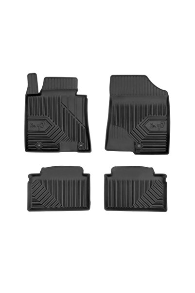 Mammoth Covorase Auto FROGUM TPE, 3 buc No. 77, Fata/Spate, negru, potrivit H...