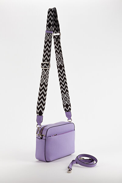 Fossil 100% Genuine Leather Women's Crossbody Shoulder Bag with Column Strap