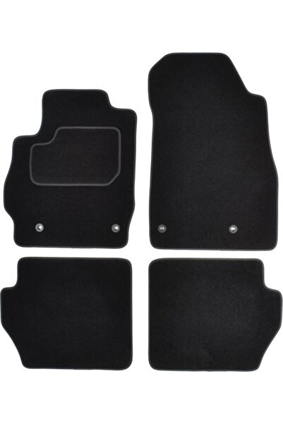 Mammoth Set covorase 4 buc, fata/spate, velur negru, potrivit MAZDA 2 07.07-0...