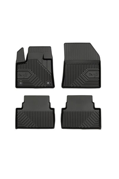 Mammoth Set covorase auto TPE 4 buc No. 77, Fata/Spate, negru, potrivit CITRO...