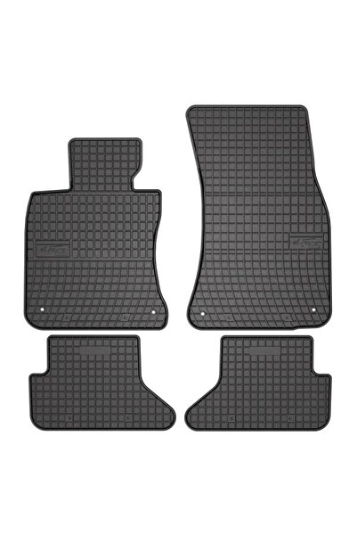 Mammoth Set 4 covorase auto cauciuc BASIC, Fata/Spate, negru, potrivit BMW 6 ...