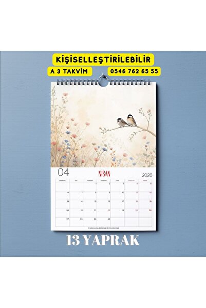 fotoev DUVAR TAKVİMİ A3 2026