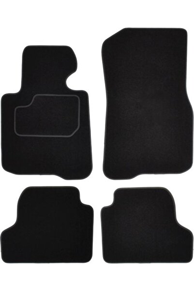 Mammoth Set covorase 4 buc, fata/spate, velur negru, potrivit BMW 4 (F32, F82...