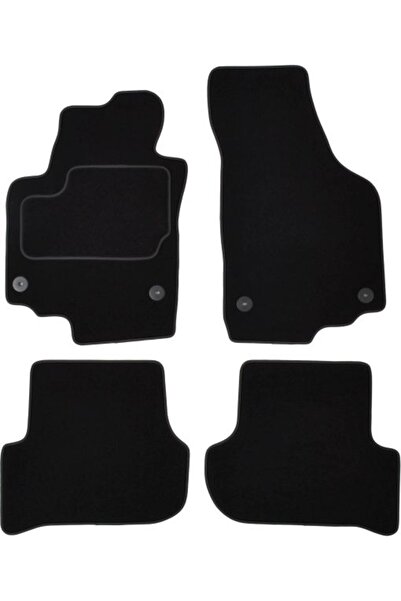 Mammoth Set covorase 4 buc, fata/spate, velur negru, potrivit SKODA YETI 05.0...