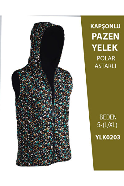 Viemor OTANTİK KAPÜŞONLU PAZEN YELEK L/XL-5