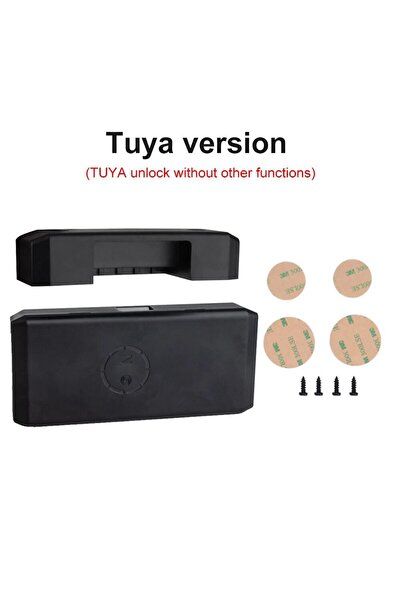 choice2 قفل درج ذكي أسود من TUYA، يفتح عبر تطبيق Tuya/بطاقة EM، بدون ثقب، لخز...
