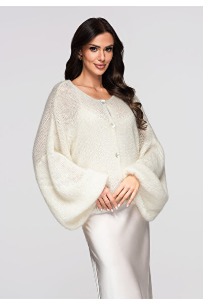 Larica by Ombre Damenpullover LW-SWCD-0116 v1 - ecru