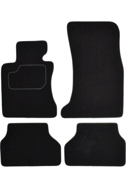 Mammoth Set covorase 4 buc, fata/spate, velur negru, potrivit BMW 5 (E60) 12....