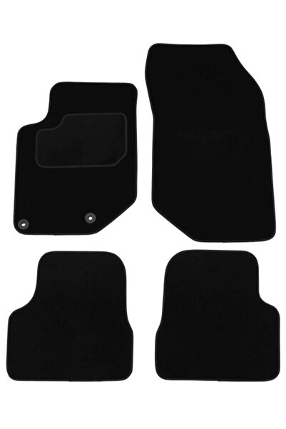 Mammoth Set covorase 4 buc, fata/spate, velur negru, potrivit PEUGEOT 208 II ...