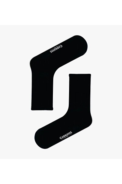 CARNAVAL SOCKS Șosete sport colorate, negre, fără model