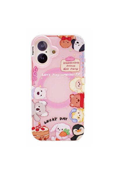 OEM Силиконов калъф OxygenDog „Lucky Day“ с MagSafe, съвместим за iPhone 16 -...