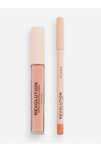 Revolution Lip Contour Kit Stunner - Lip Liner and Liquid Lipstick