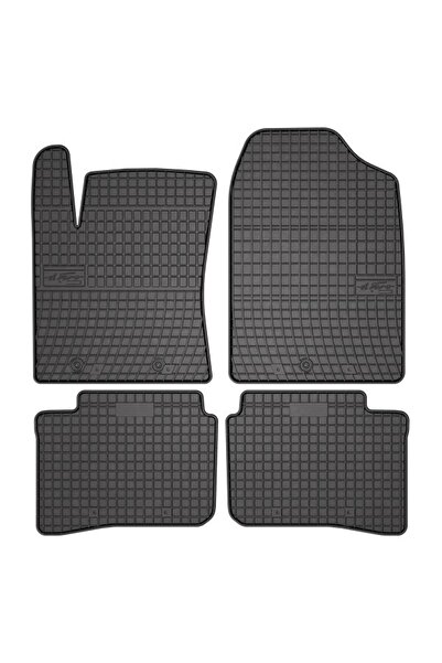 Mammoth Set 4 covorase auto cauciuc BASIC, Fata/Spate, negru, potrivit HYUNDA...