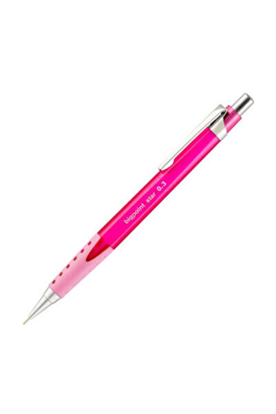 Bigpoint Star Versatil Pen, 0.3 Mm, Metal Tip, Pink