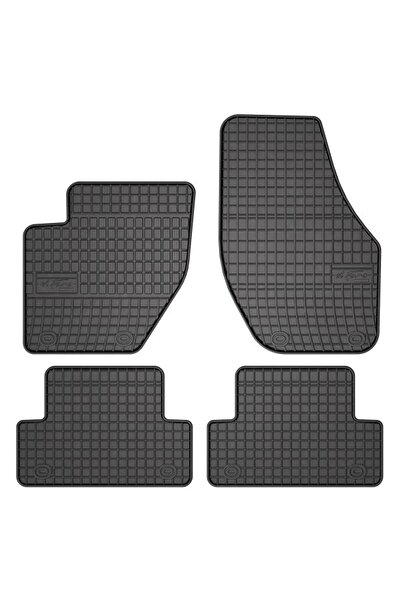 Mammoth Set 4 covorase auto cauciuc BASIC, Fata/Spate, negru, potrivit VOLVO ...