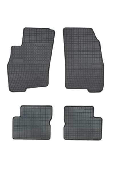 Mammoth Set 4 covorase auto cauciuc BASIC, Fata/Spate, negru, potrivit ALFA R...