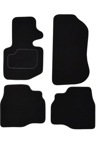 Mammoth Set covorase 4 buc, fata/spate, velur negru, potrivit BMW 3 (E36) 09....