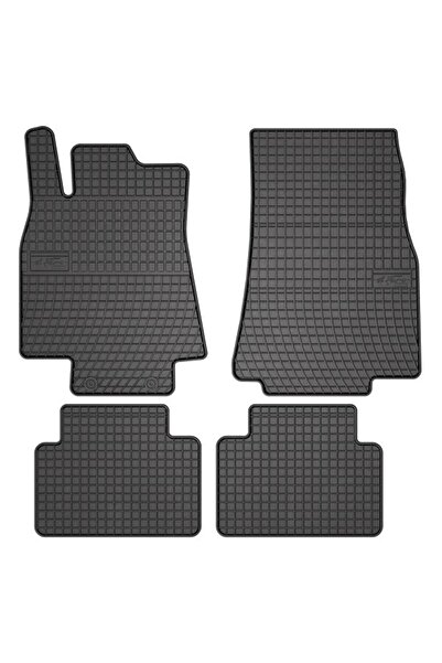 Mammoth Set 4 covorase auto cauciuc BASIC, Fata/Spate, negru, potrivit MERCED...