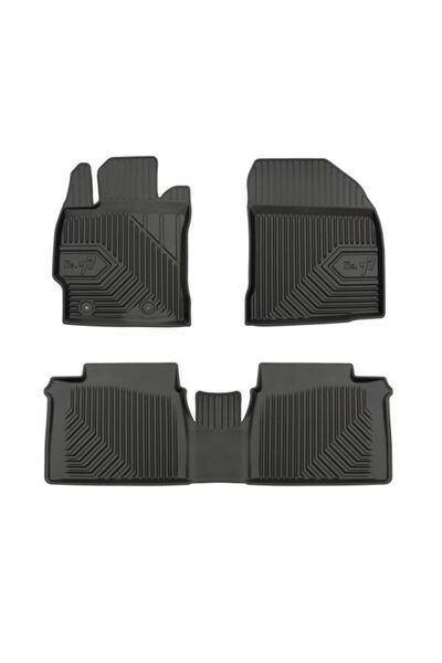 Mammoth Covorase Auto FROGUM TPE, 3 buc No. 77, Fata/Spate, negru, potrivit T...