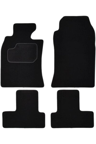 Mammoth Set covorase 4 buc, fata/spate, velur negru, potrivit MINI (R50, R53)...